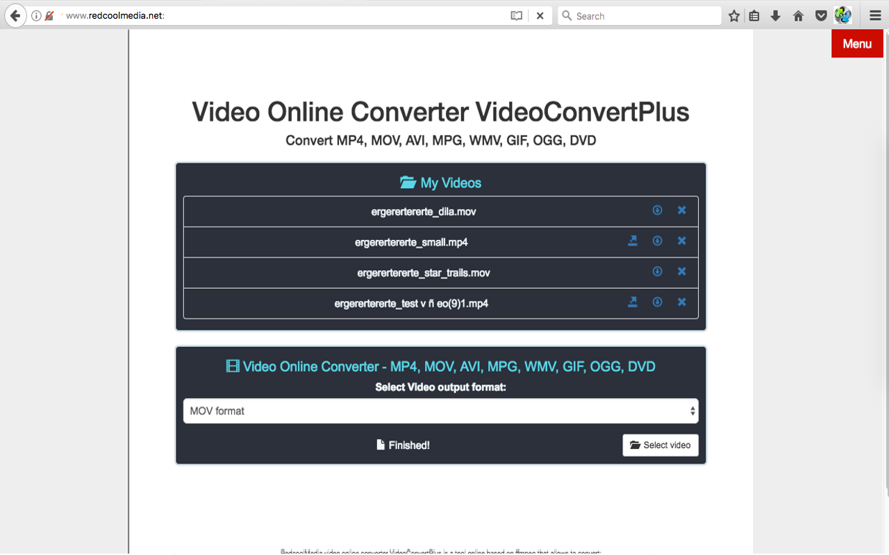 youtube to mov file converter online